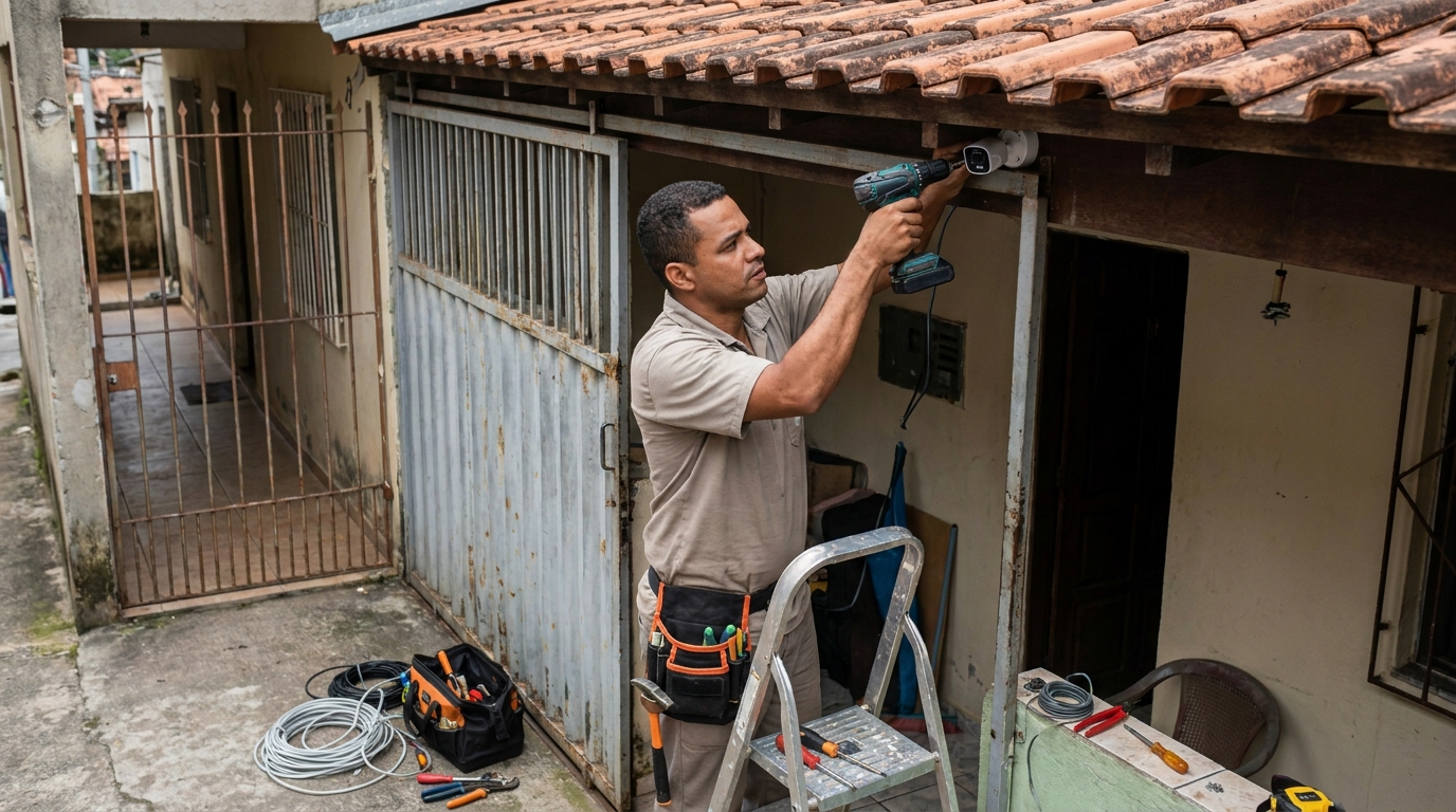 Instalacao de cameras de seguranca em Franca‑SP
