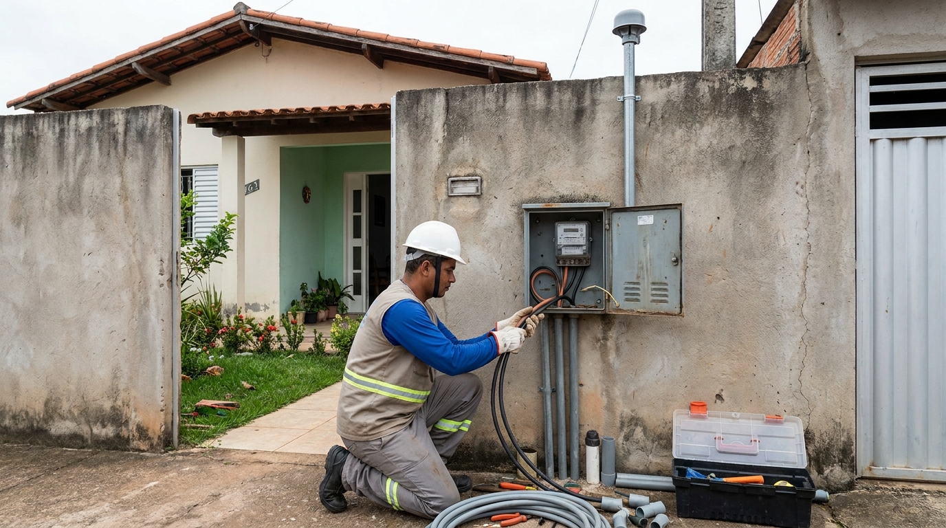 Instalação de Padrão de Energia perto de mim em Franca‑SP